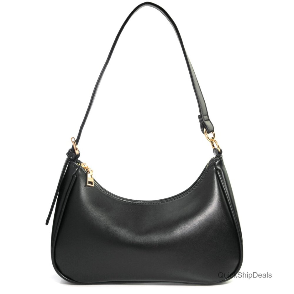 Convertible Vegan Leather Shoulder Bag Crossbody Hobo Medium Size